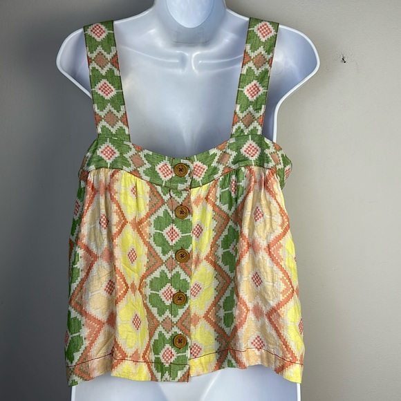Colorful Geometric Patterned Tank Top - Picture 11 of 16